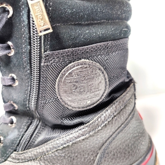 Pajar Canada trooper Waterproof Winter Fur Lined Black Red Men's Boot Sz 11-11.5 - Picture 7 of 11